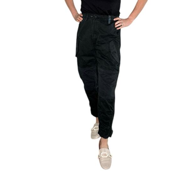 MAHARISHI Washed Black Cargo Utility Pants Size Mens Size XS - Picture 3 of 11